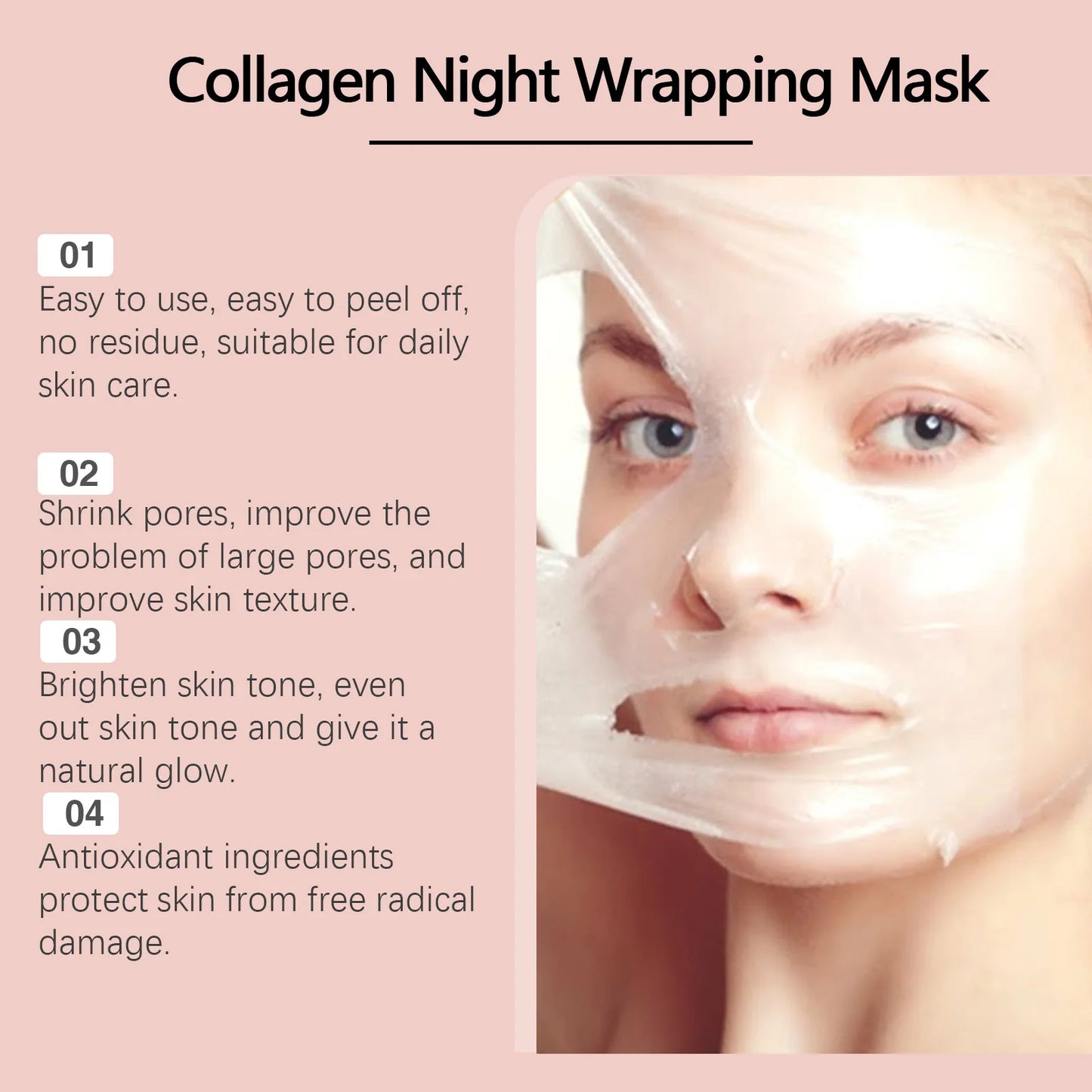 Collagen Glow Peel-Off Mask | Firming & Hydrating Face Mask